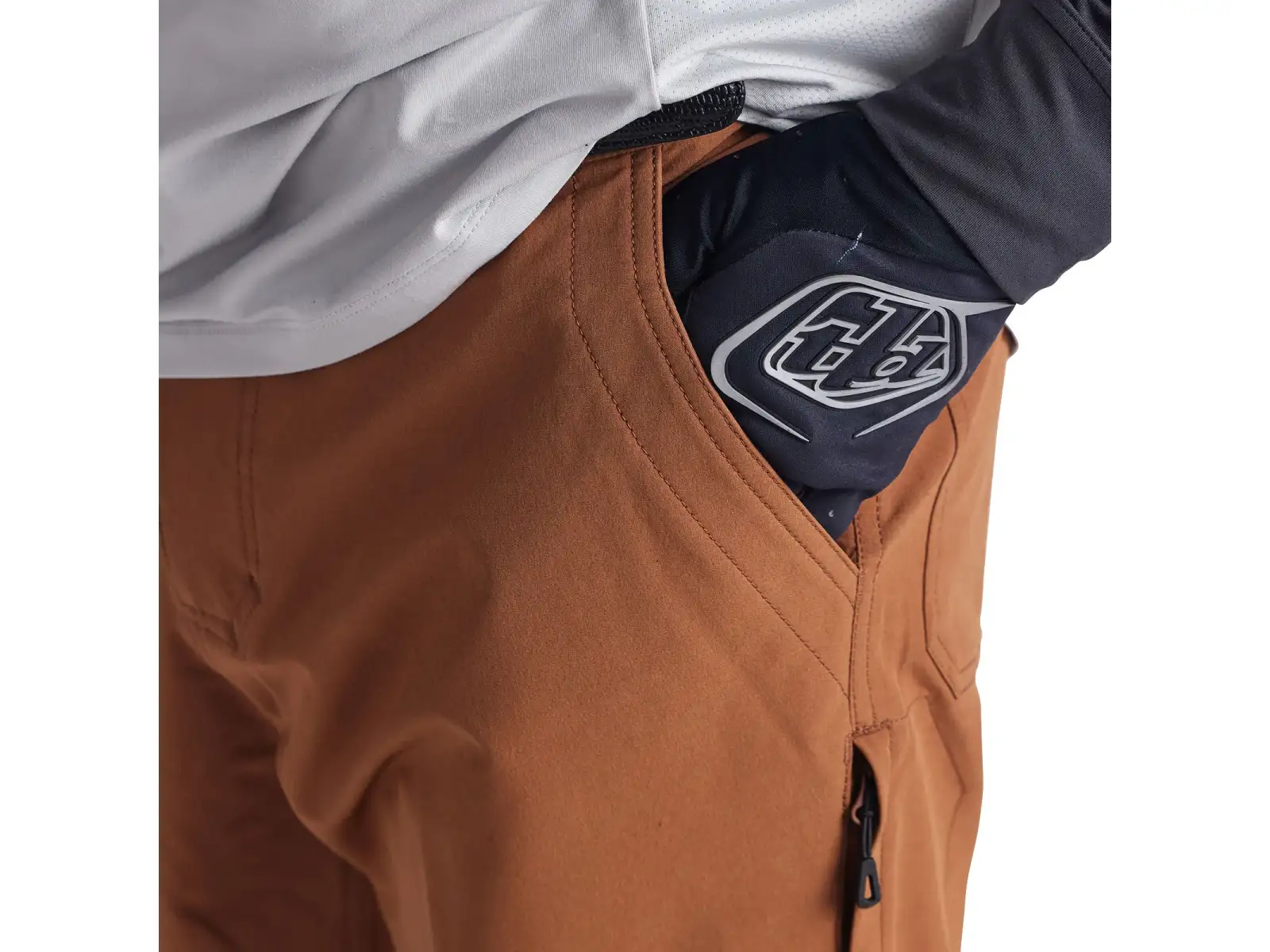 Troy Lee Designs Ruckus Long Travel Pant men's trousers Mono Dark Canvas