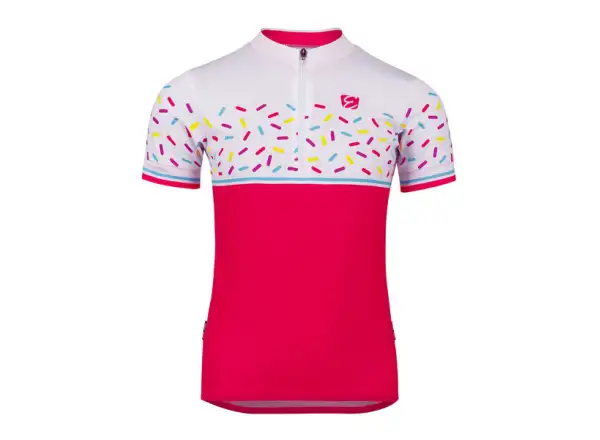 Etape Rio kids jersey short sleeve pink/white
