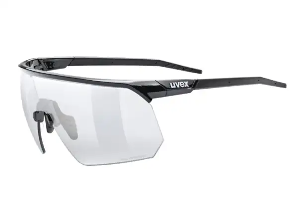 Uvex Pace One Variomatic cycling glasses Black/LTM. Silver
