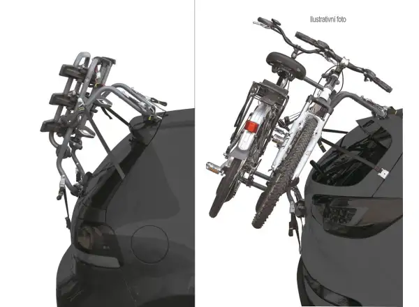 Peruzzo Pure Instinct rear door rack for 3 bikes