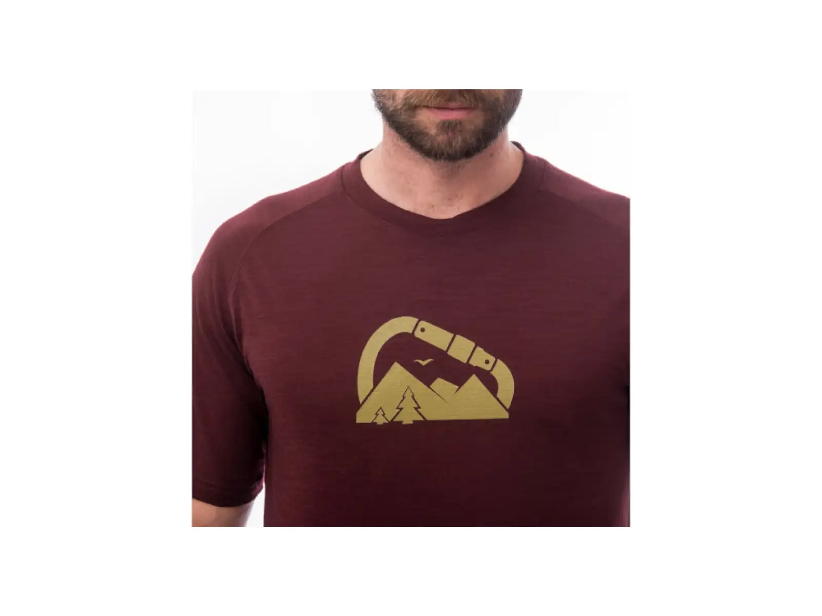 Sensor Merino Air PT Summit men's t-shirt short sleeve Red