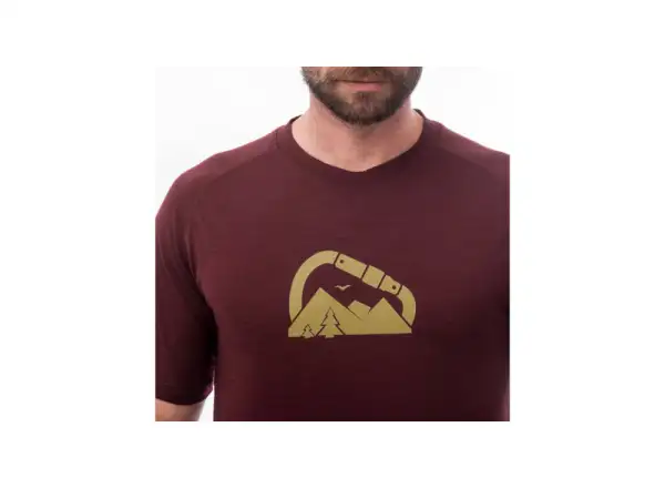Sensor Merino Air PT Summit men's t-shirt short sleeve Red