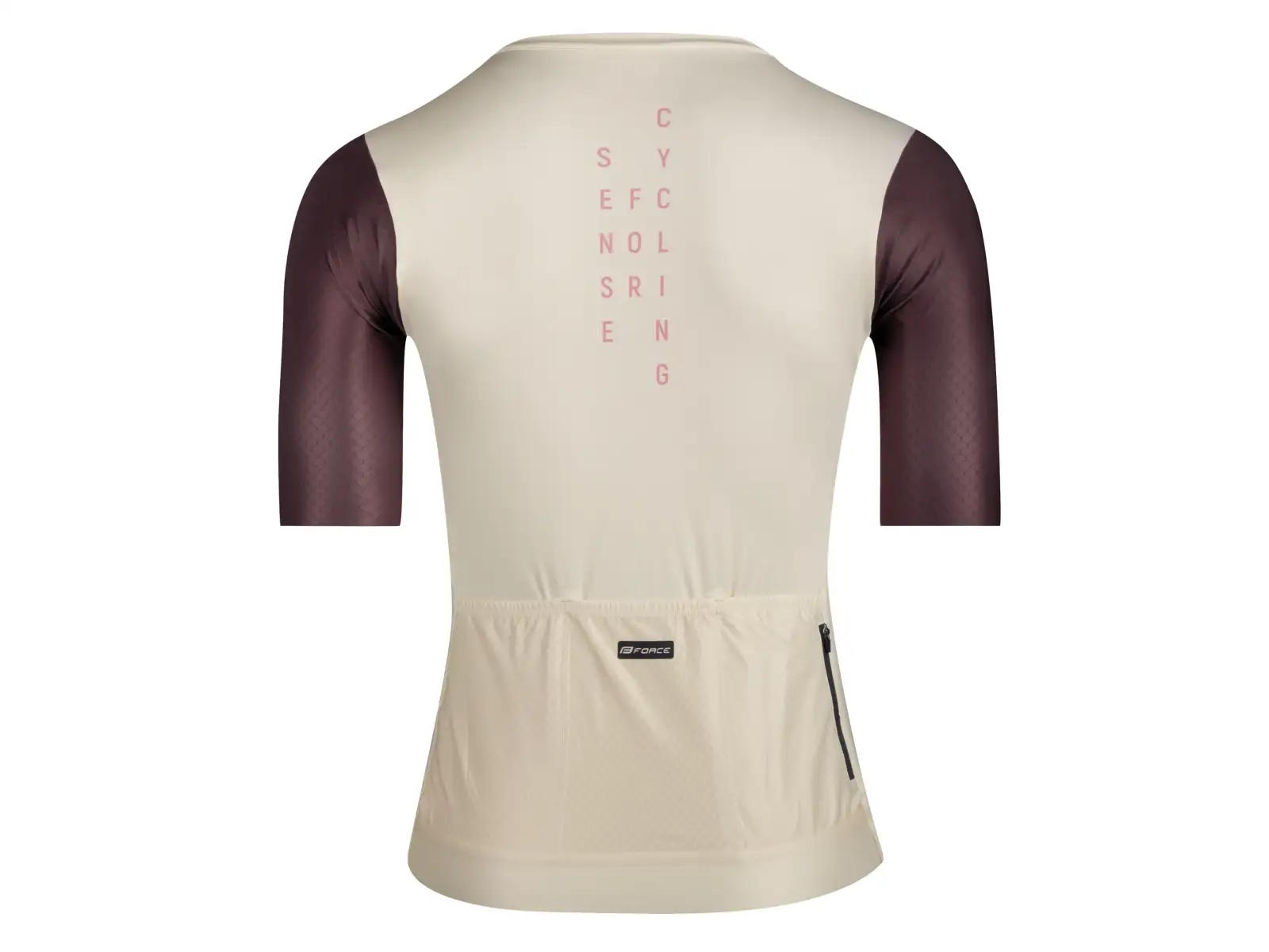 Force Limit men's short sleeve jersey beige/brown