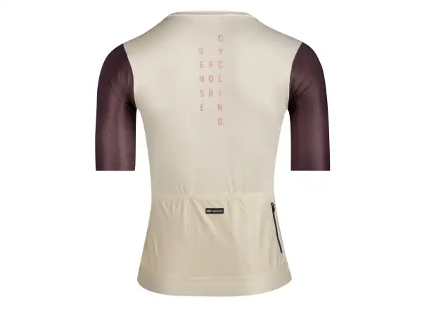 Force Limit men's short sleeve jersey beige/brown