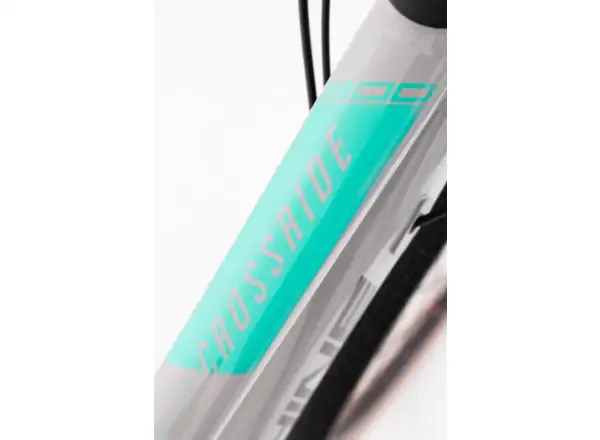 Rock Machine CrossRide 300 Lady gloss light grey/dark grey women's trekking bike
