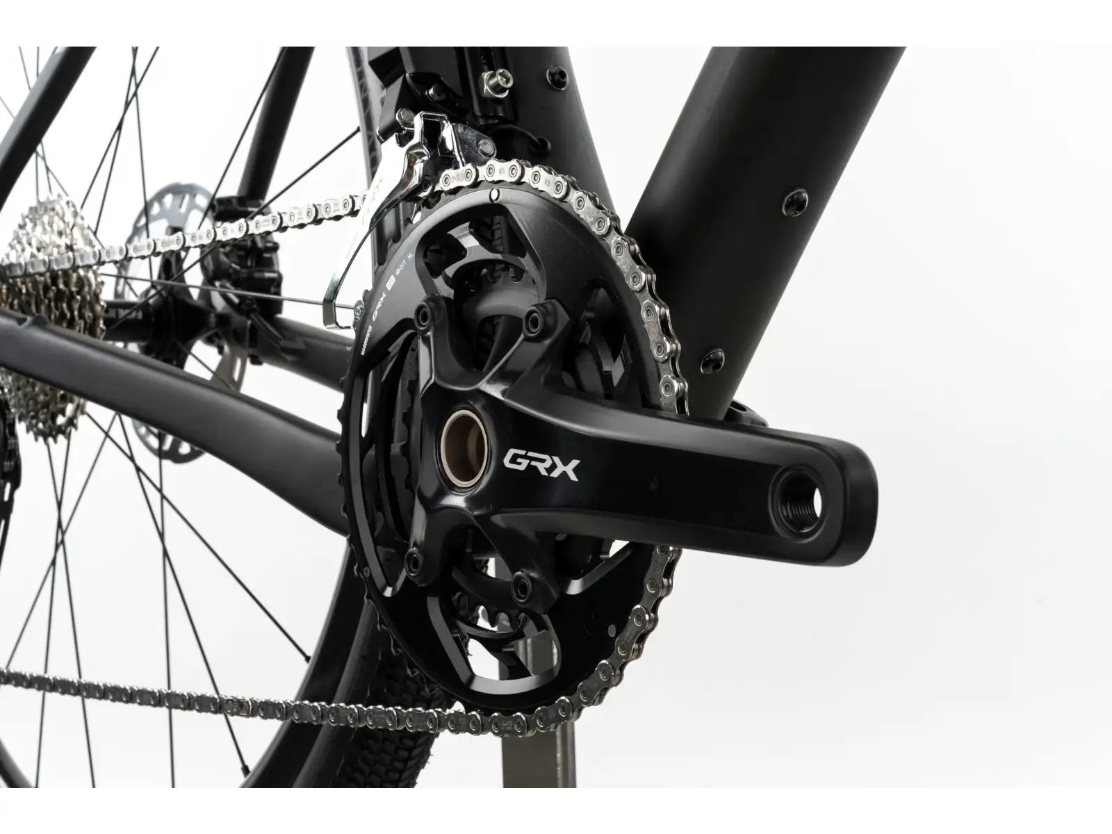 Raymon Soreno Pro 700 GRX715 Di2 gravel bike White Sparkle