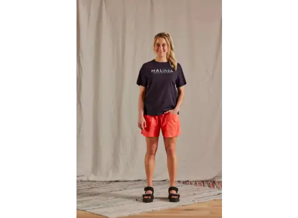 Maloja HornleM. women's t-shirt short sleeve Deep Black