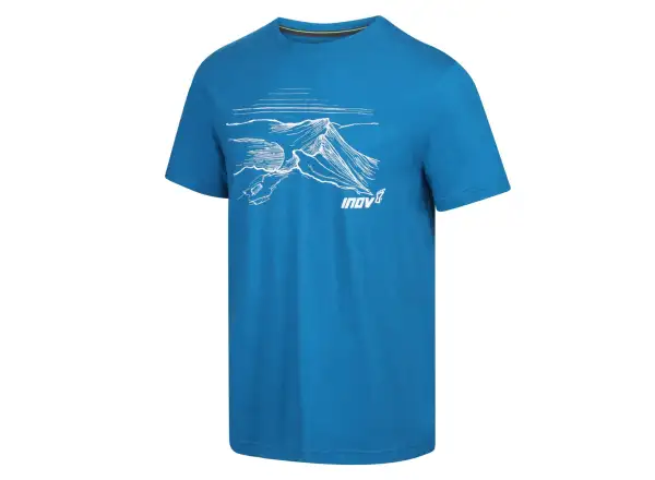 Inov-8 Graphic Tee Helvellyn men's T-shirt short sleeve Blue
