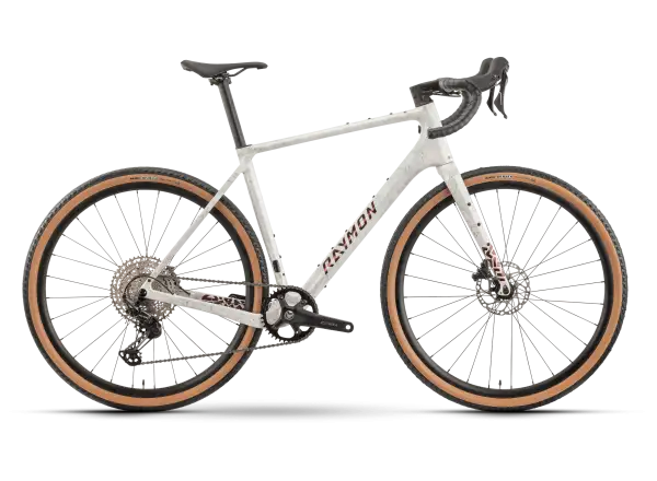 Raymon Soreno Comp 700 GRX gravel bike Marble White