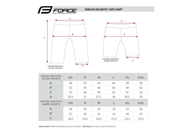 Force Storm women's MTB shorts with padding black/pink