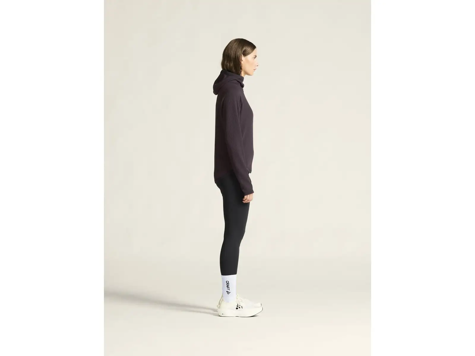 Craft Grid Hood women's hooded sweatshirt purple