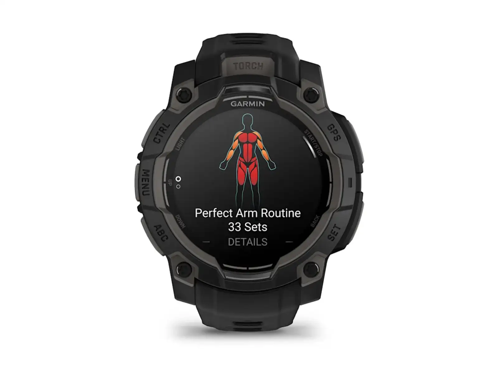 Garmin Instinct 3 Amoled 45 mm smartwatch Black/Black band