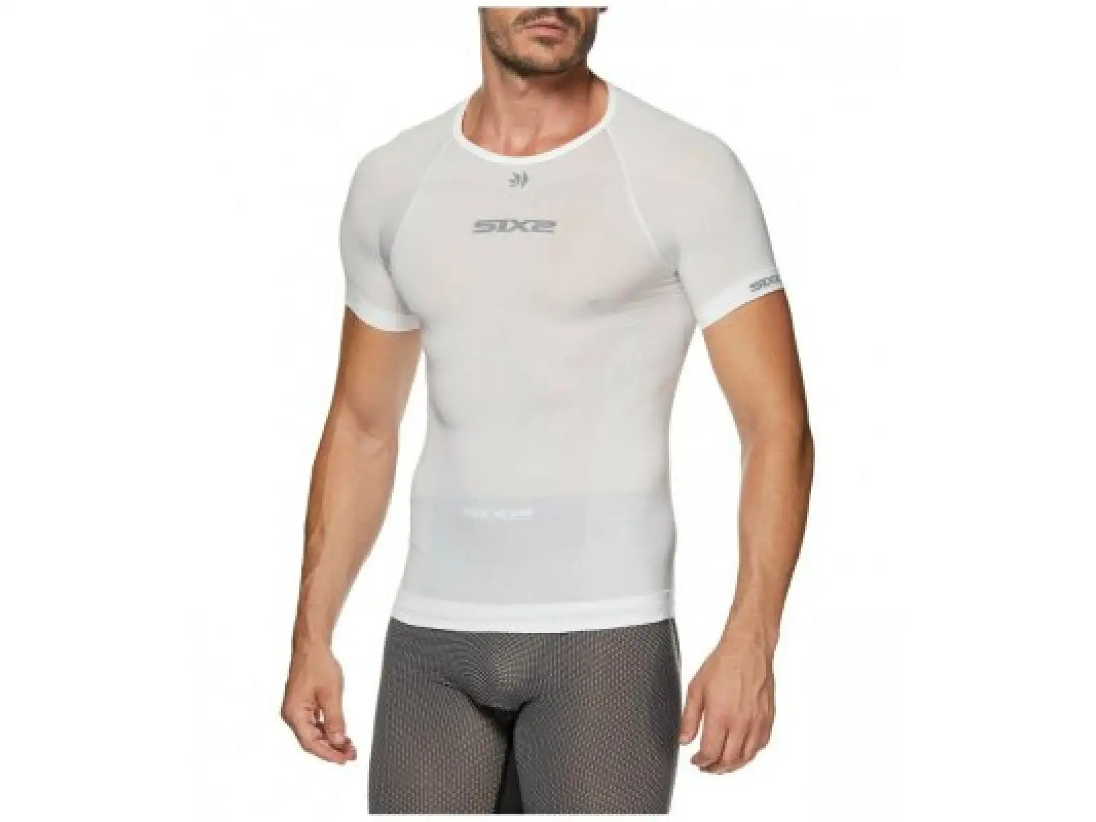 SIXS TS1L BT functional T-shirt short sleeve white