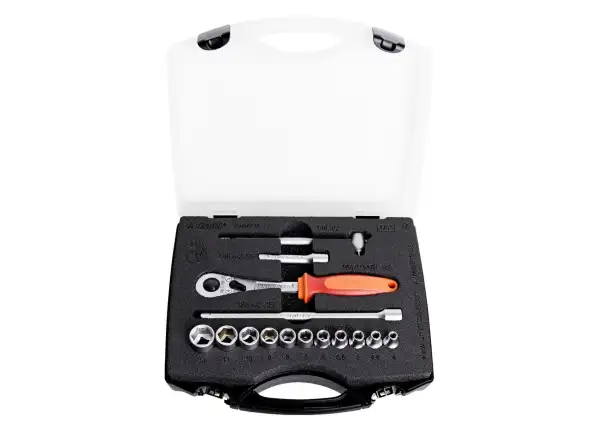 Unior set of attachments in plastic case