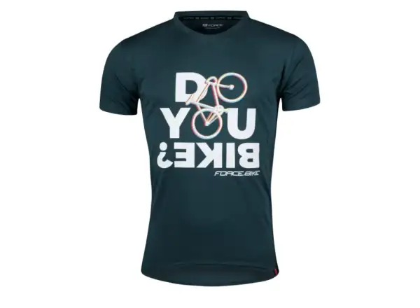 Force Bike men's T-shirt short sleeve blue