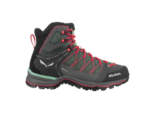 Salewa WS MTN Trainer Lite Mid Gore-Tex women's boots Feld Green/Fluo Coral
