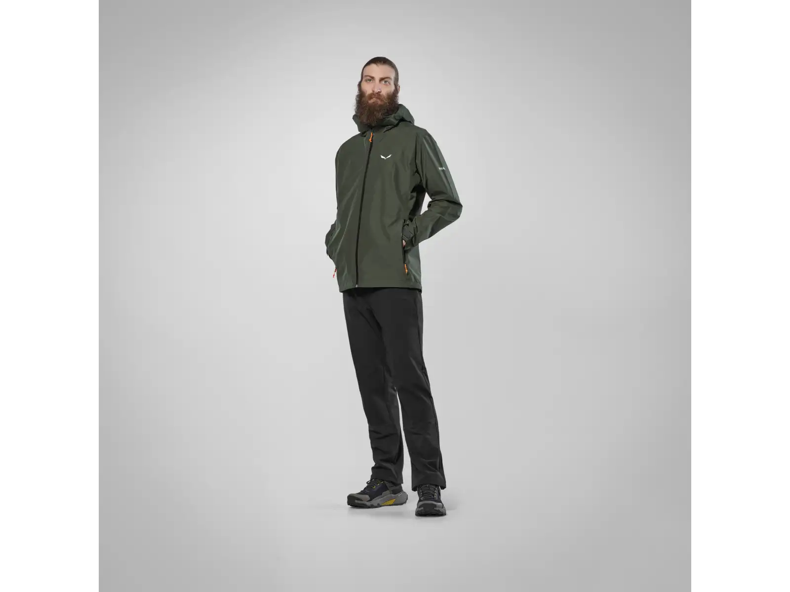 Salewa Puez 2.5L Powertex men's jacket Dark Olive