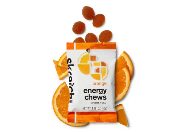 Skratch Labs Energy Chews fruit candies 50 g orange