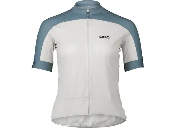 POC Essential Road Logo women's jersey Okenite Off-White/Calcite Blue