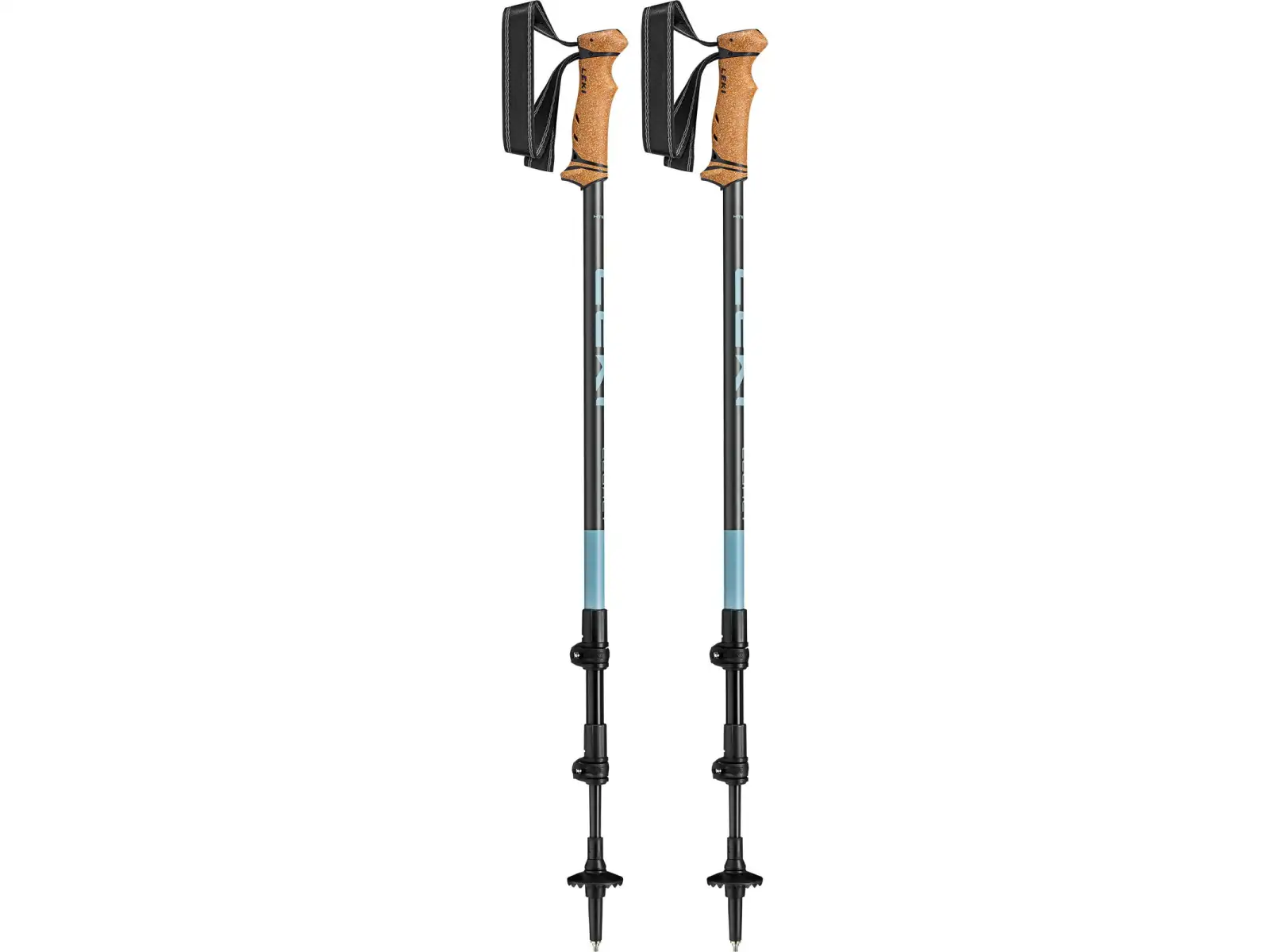Leki Legacy trekking poles GreyBlue/Dark anthracite