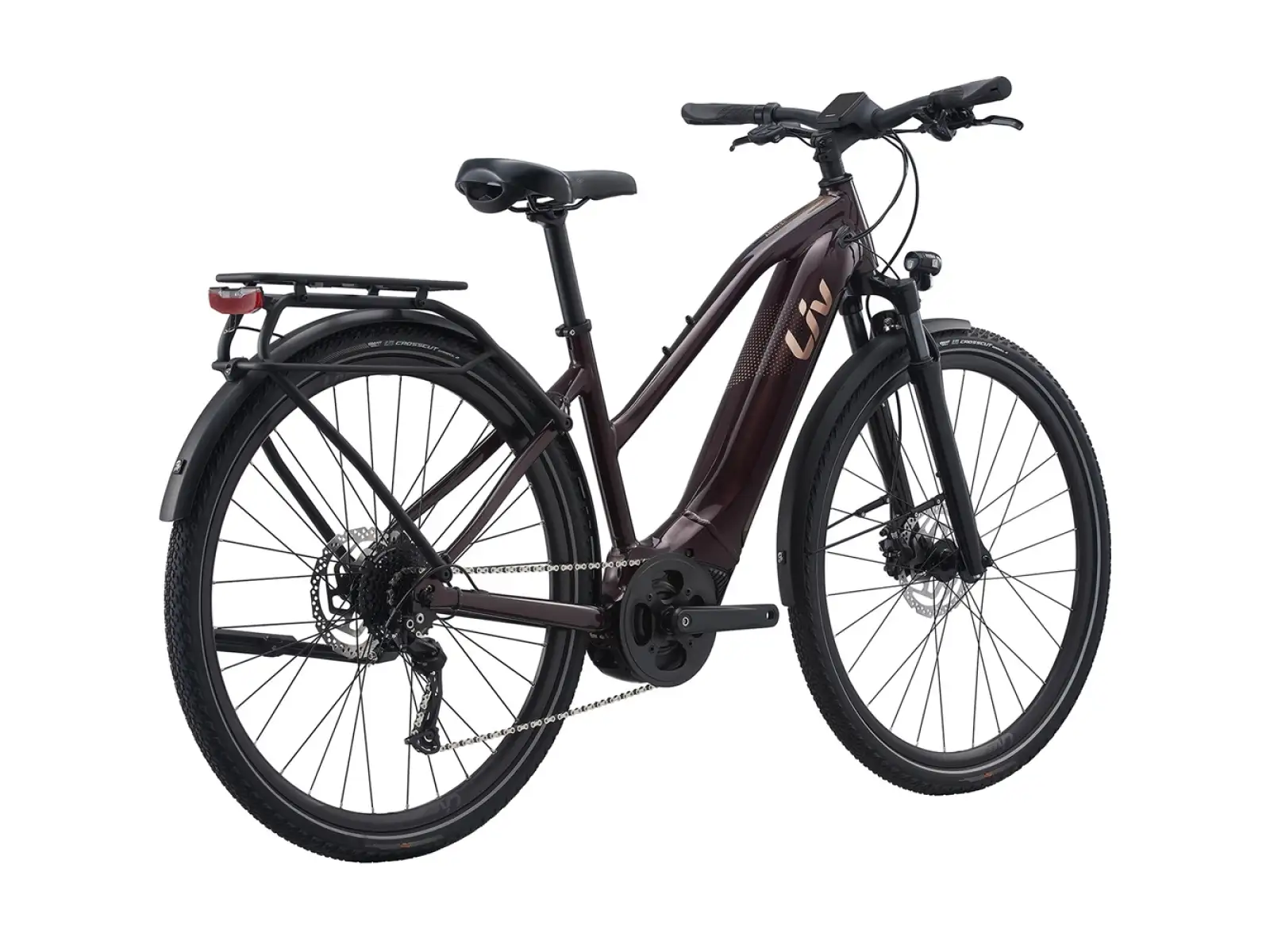 Liv Amiti E+2 trekking e-bike rosewood