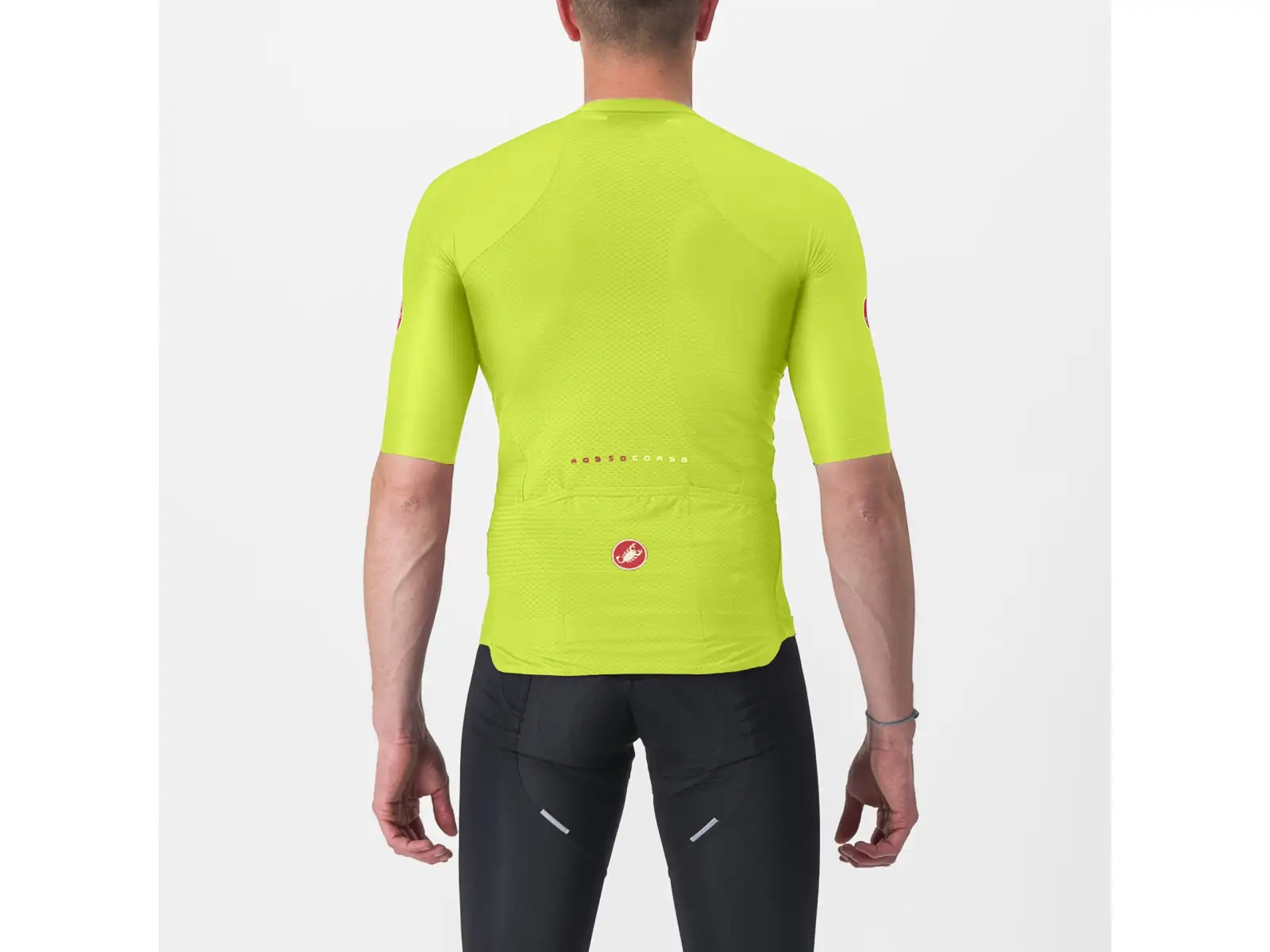 Castelli Aero Race 6.0 men's jersey short sleeve Electric Lime