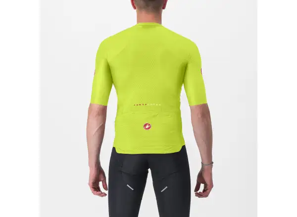 Castelli Aero Race 6.0 men's jersey short sleeve Electric Lime