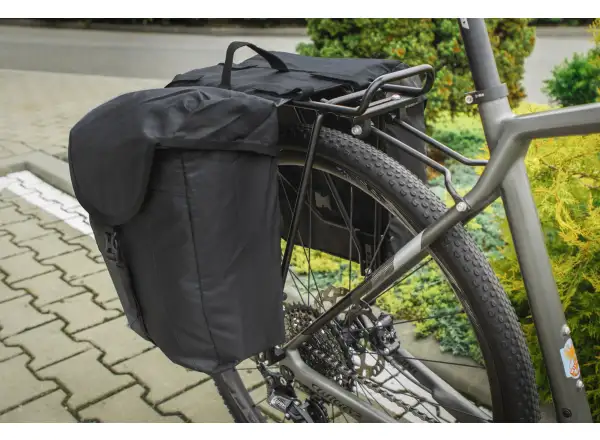 Force Haul double pannier bag for rear rack 2x8 l black