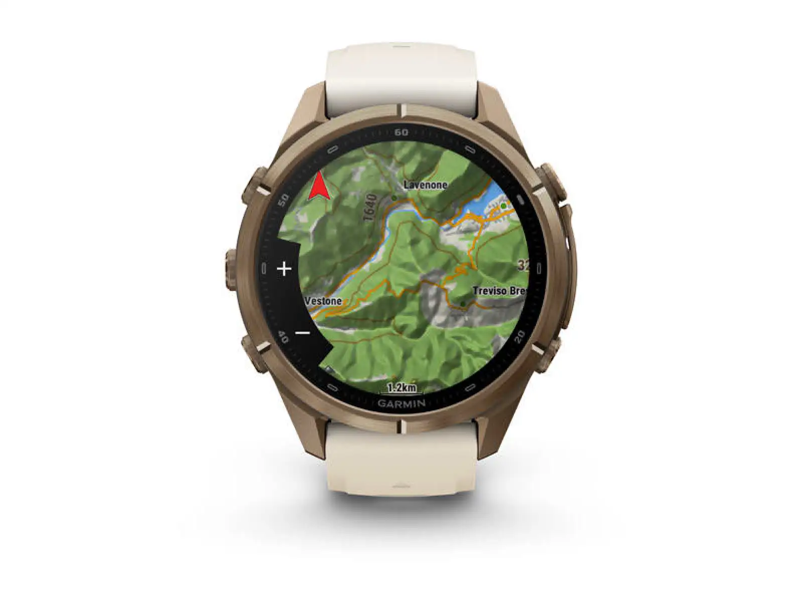 Garmin fenix 9 Pro inReach 43 mm smart watch Autumn gold titanium/Cream/french gray