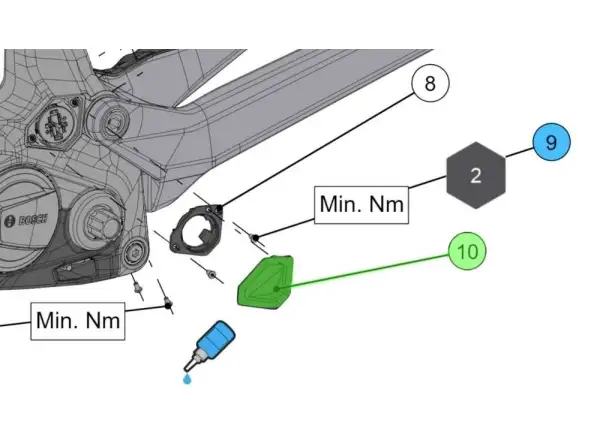 Bosch power port cover