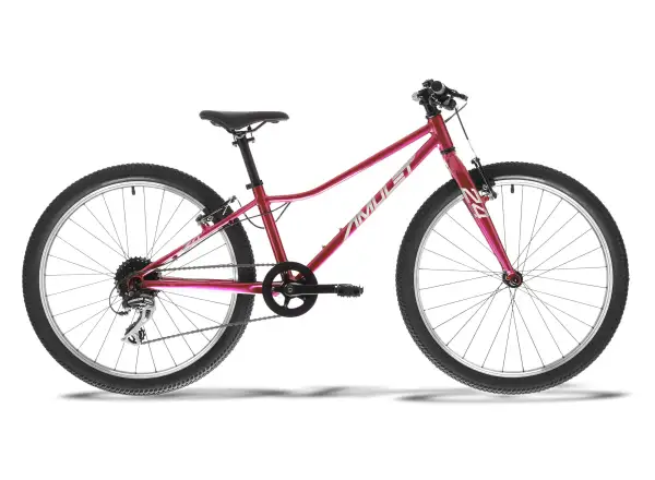 AMULET 24 Tomcat kids bike raspberry pearl/silver