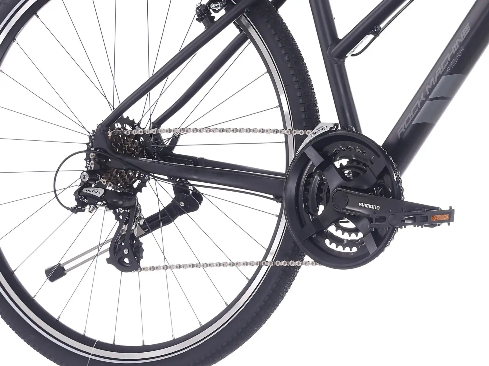 Rock Machine Rokk 30 Easy Entry trekking bike Matte Black