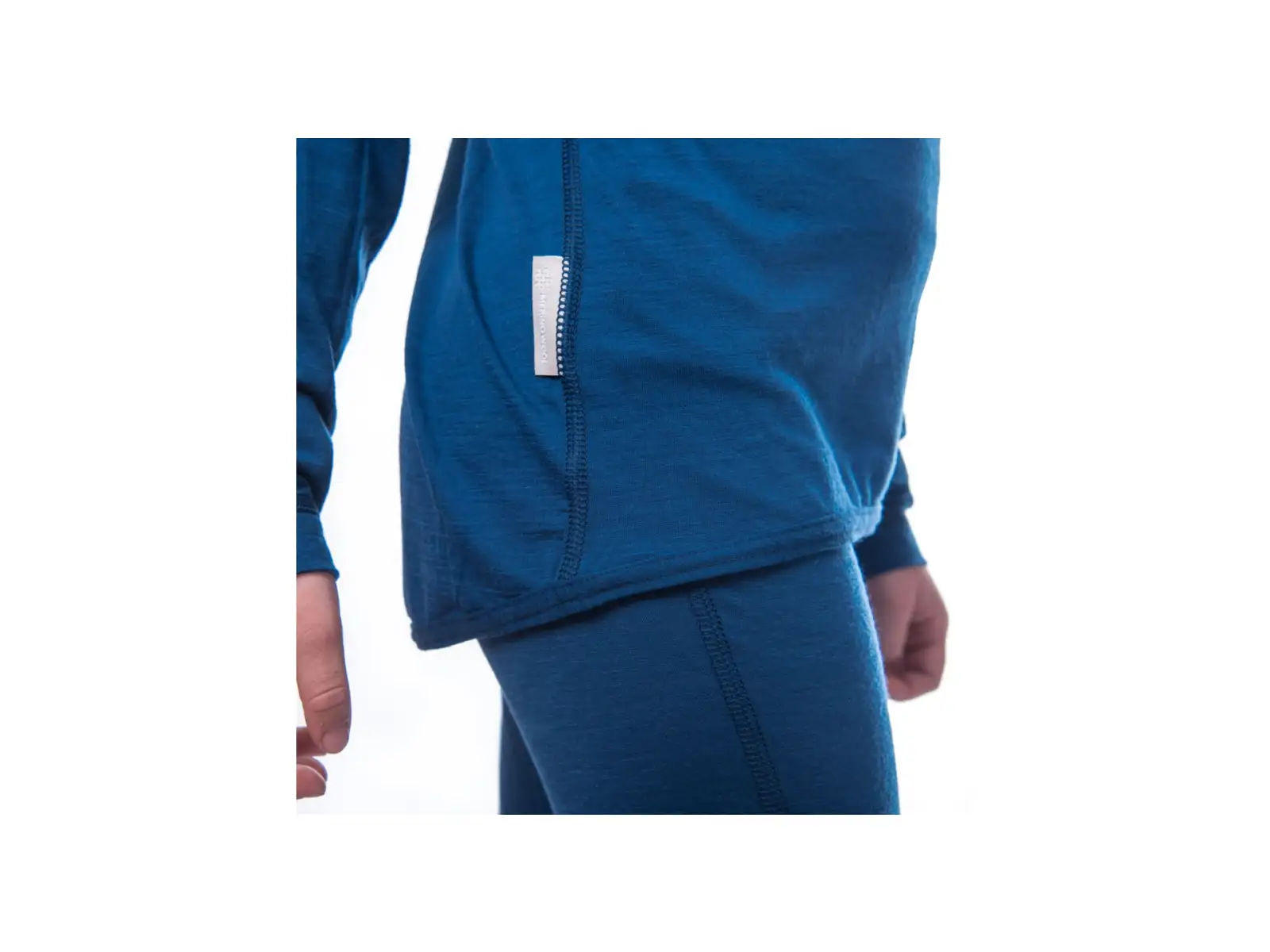 Sensor Merino Air children's set long sleeve shirt + bottom pants dark blue