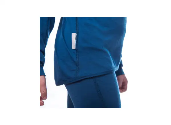 Sensor Merino Air children's set long sleeve shirt + bottom pants dark blue