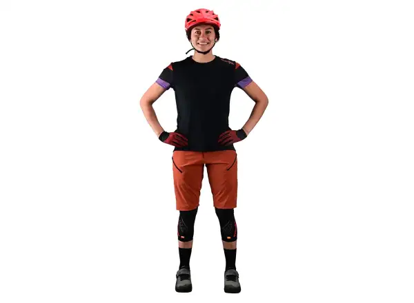 Troy Lee Designs Lilium women's jersey short sleeve Rugby black