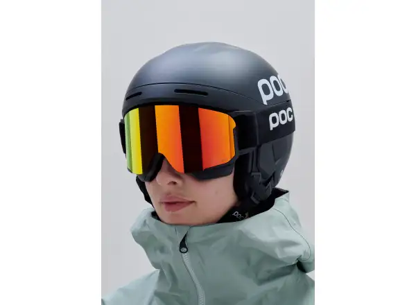 POC Nexal Mid ski goggles Uranium Black/Partly Sunny Orange