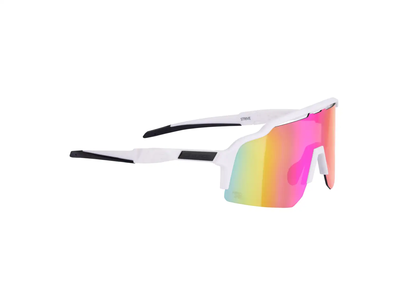 Force Strive glasses white/pink mirror lens