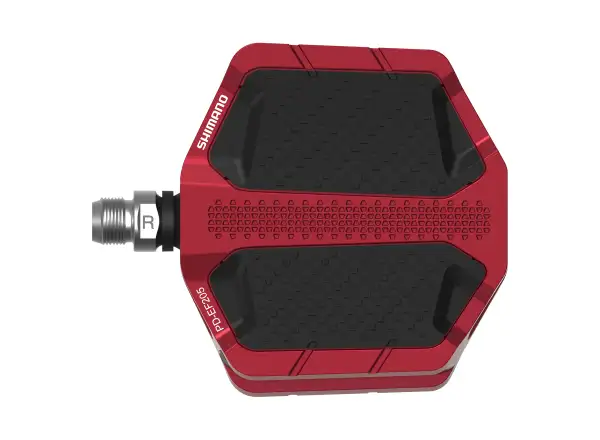 SHIMANO PD-EF205 Flat Pedals Red