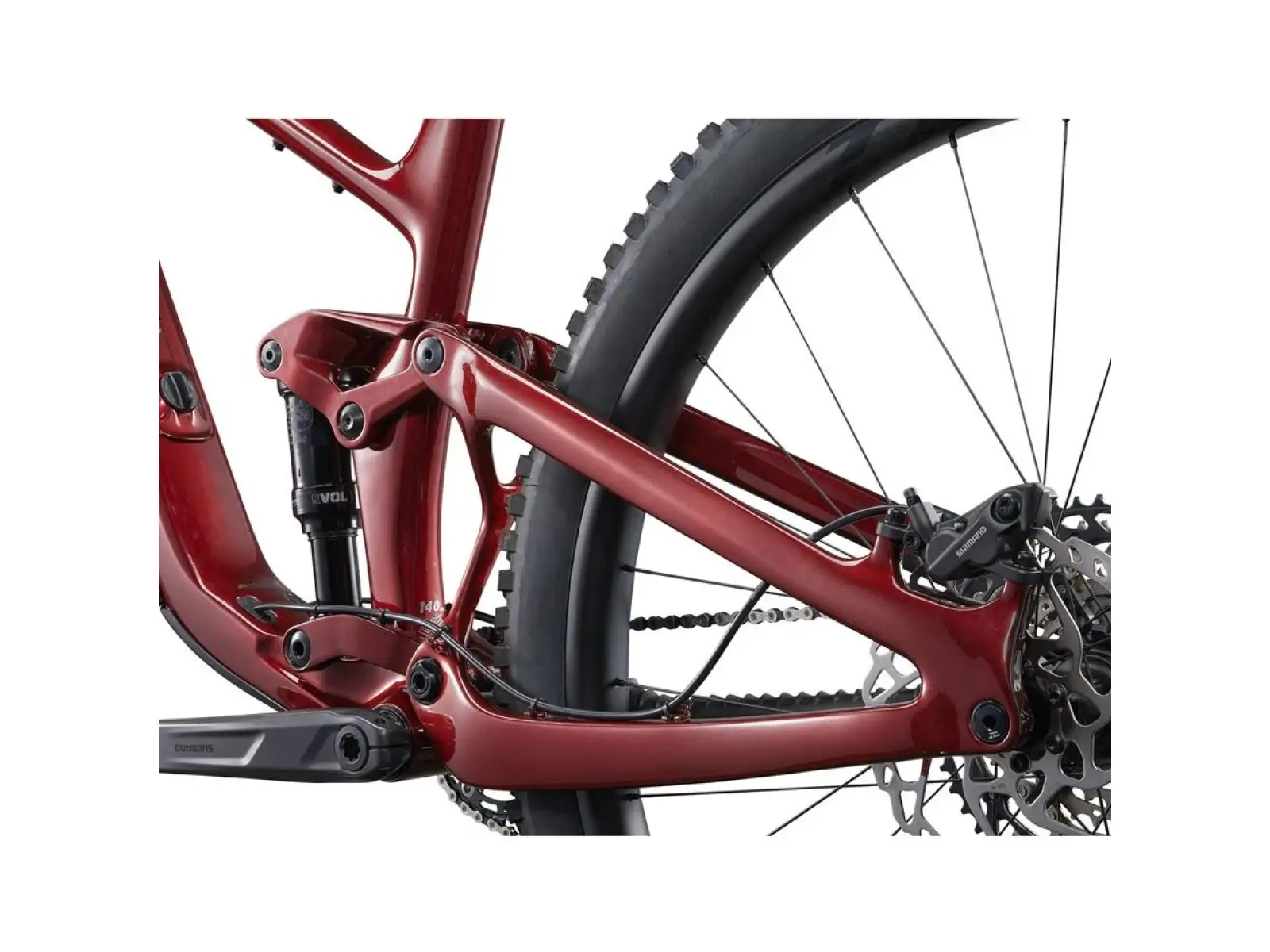 Giant Trance X Advanced 2 full-suspension mountain bike Sangria