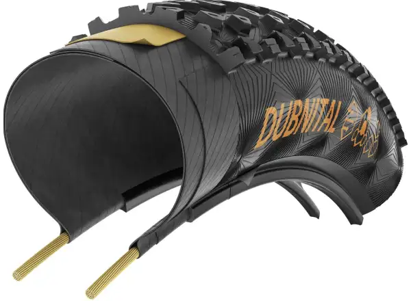 Continental Dubnital Race Rapid MTB tire 60-622 kevlar black/transparent