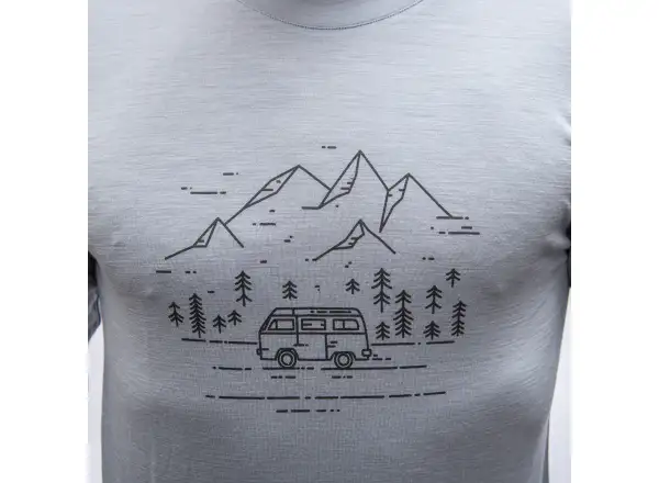 Sensor Merino Active Van Life men's long sleeve shirt Grey