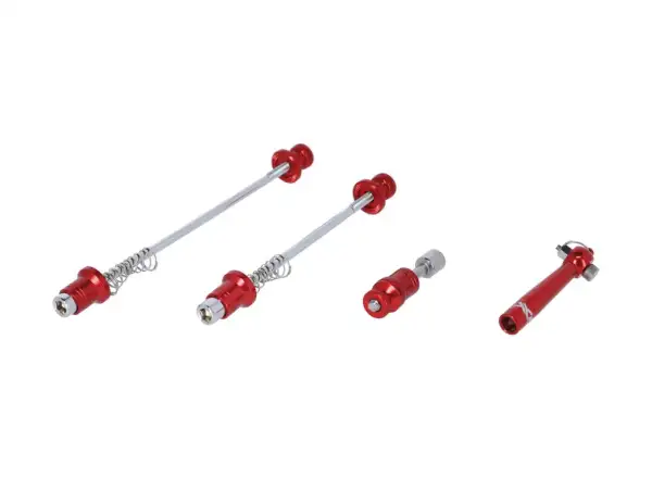 XLC QR-L08 quick release set theft-protected red