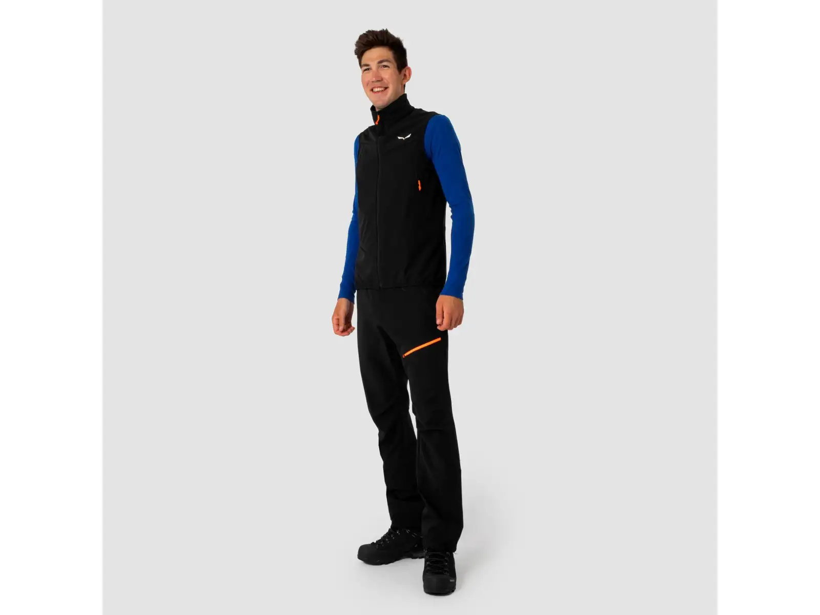 Salewa Sella Durastretch Light Pants Men Black Out