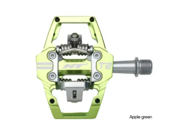 HT HTI-T2 MTB clipless pedals green