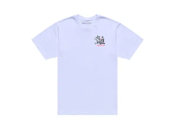 Troy Lee Designs Heritage men's short sleeve T-shirt White