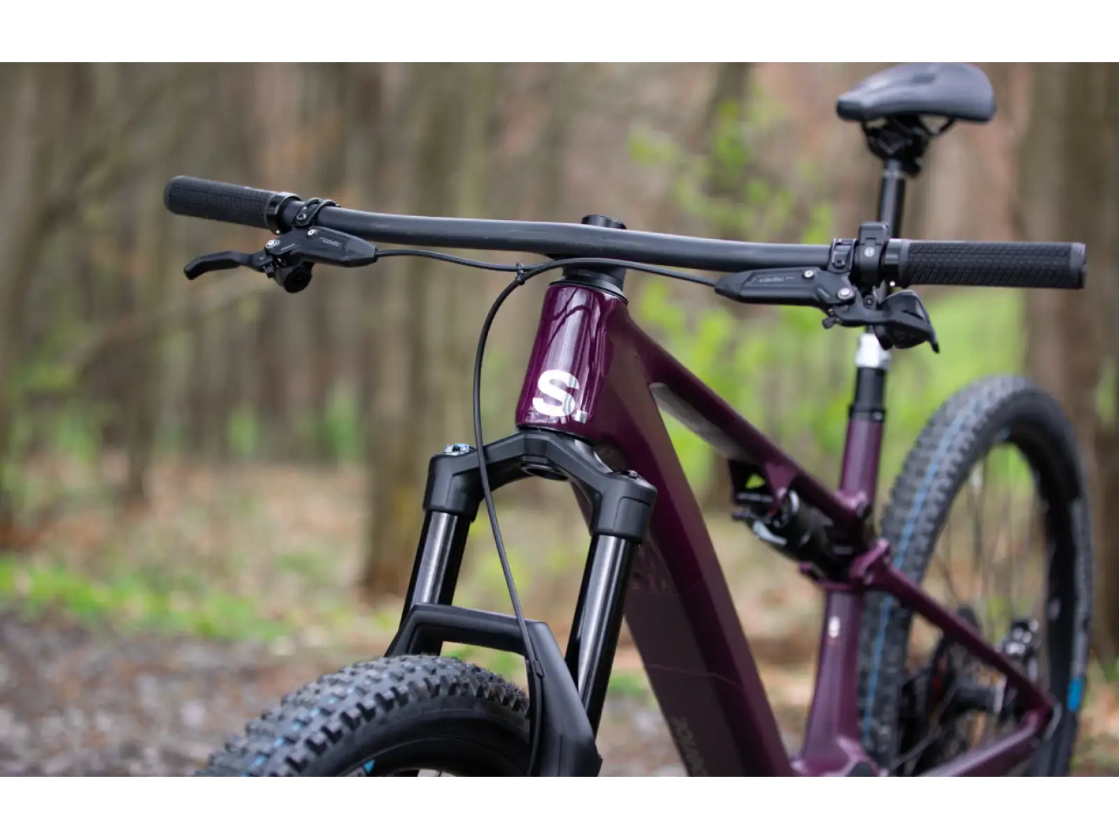 Superior iXF 9.8 mountain e-bike matte berry carbon