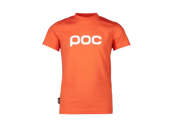 POC Tee Jr kid's T-shirt short sleeve Zink Orange