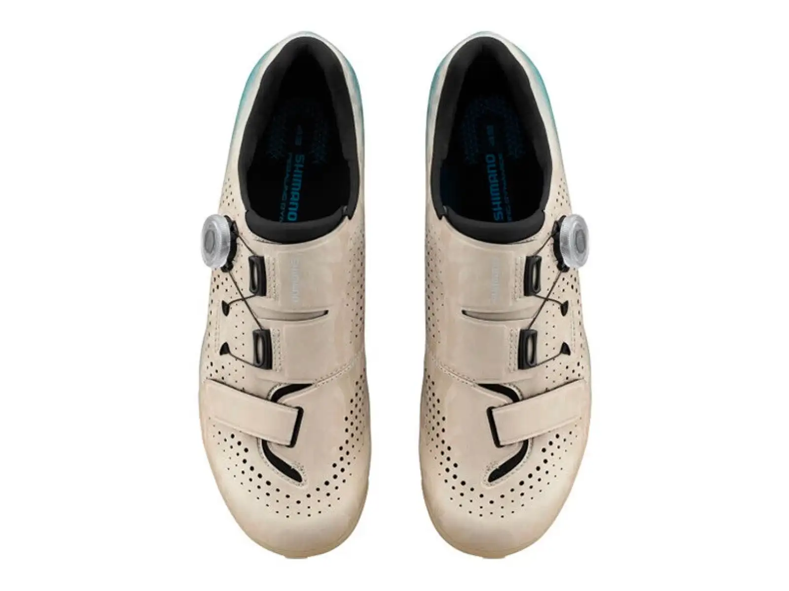 Shimano SH-RX600 gravel shoes beige/blue