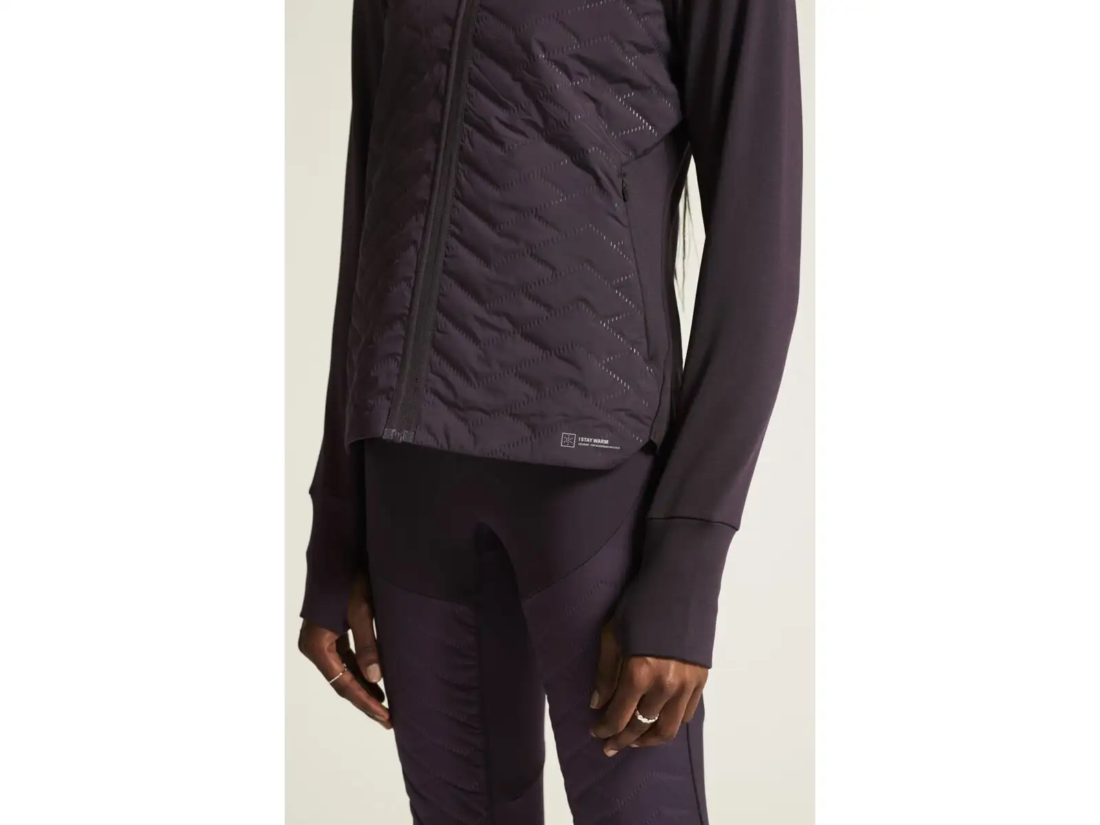 Craft ADV SubZ women's running jacket purple