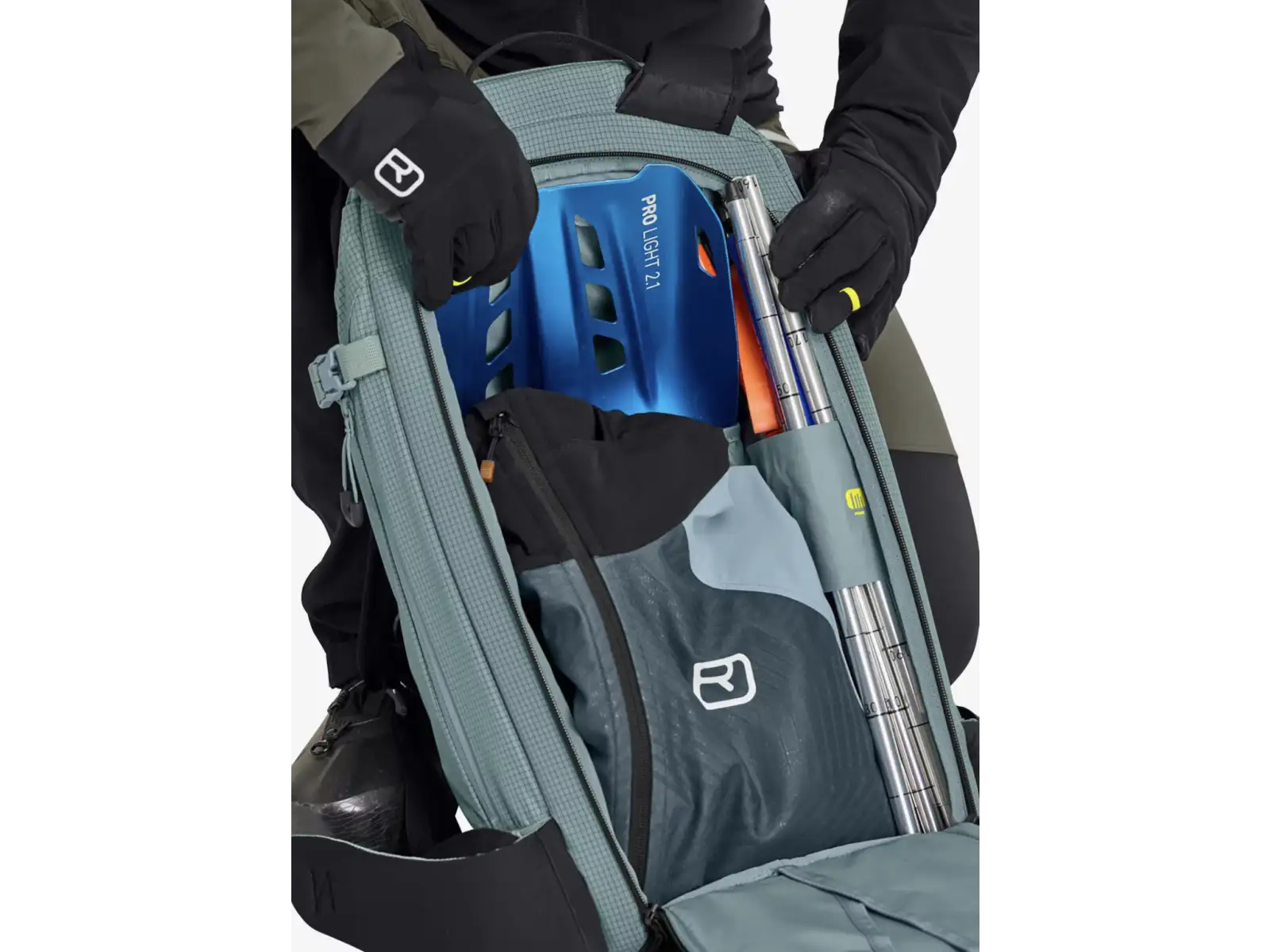 Ortovox Switchback 27 ski touring backpack Glacier Grey